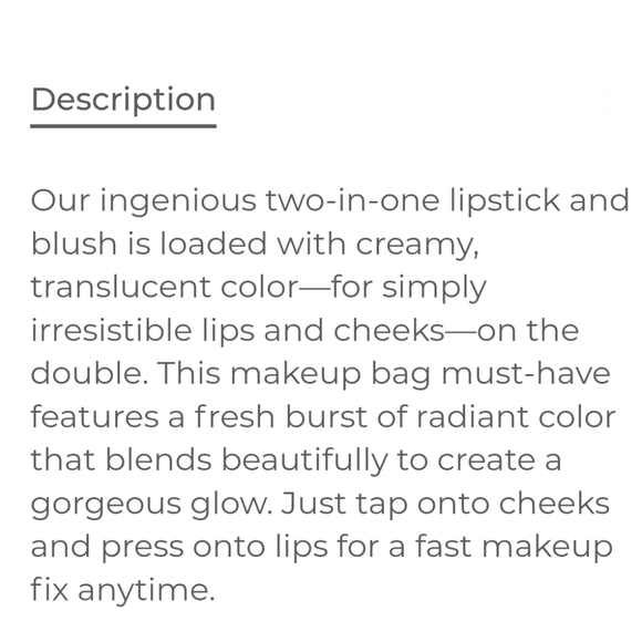 2pc Tory Burch/Stila Set - Picture 6 of 16